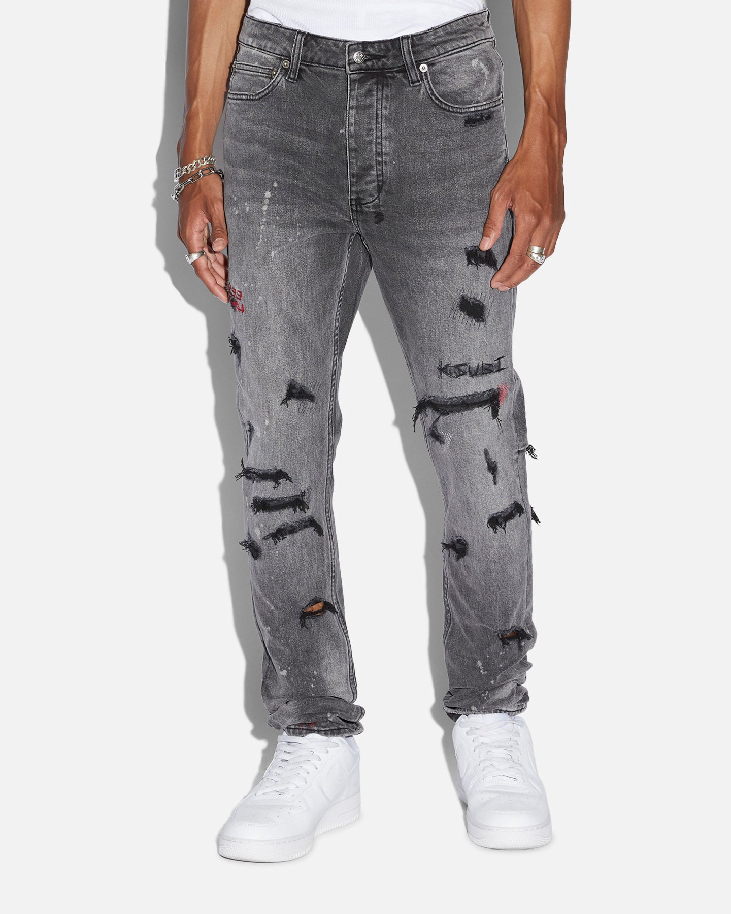 Ksubi X Juice Wrld Chitch Trashed Devil Jeans Denim | Culture Kings US