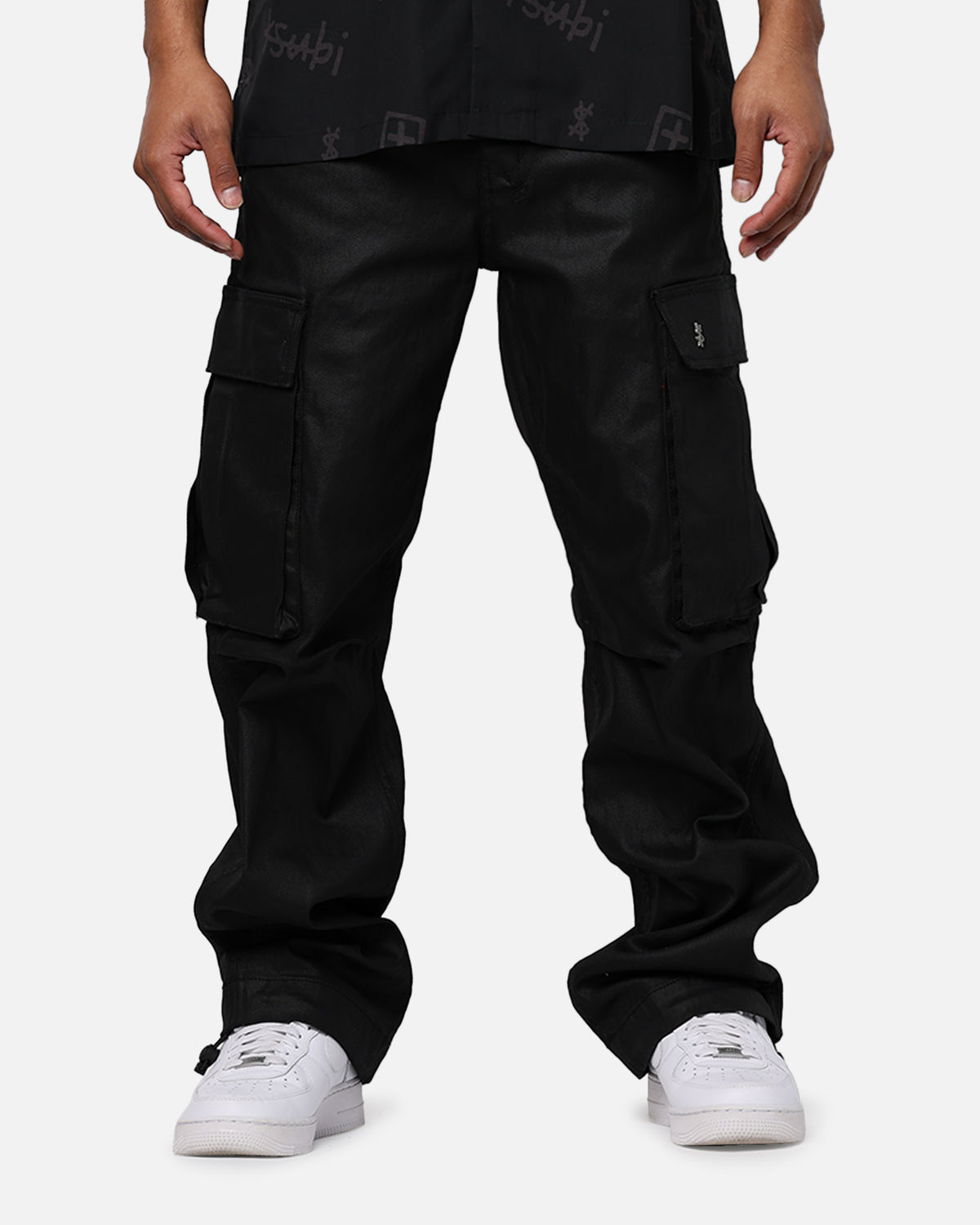 Ksubi Fugitive Cargo Waxed Jeans Black | Culture Kings US