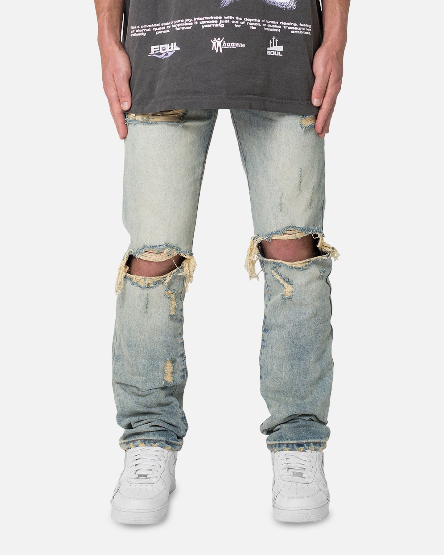 MNML D544 Straight Denim Jeans Vintage Blue | Culture Kings US