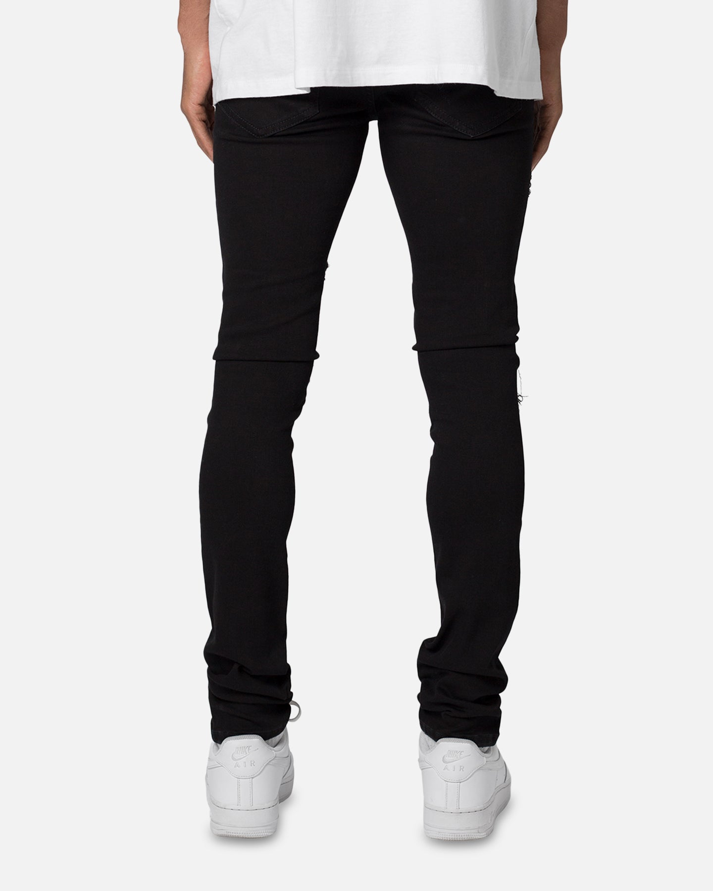 MNML X555 Crystal Skinny Denim Jeans Black/Pink | Culture Kings US