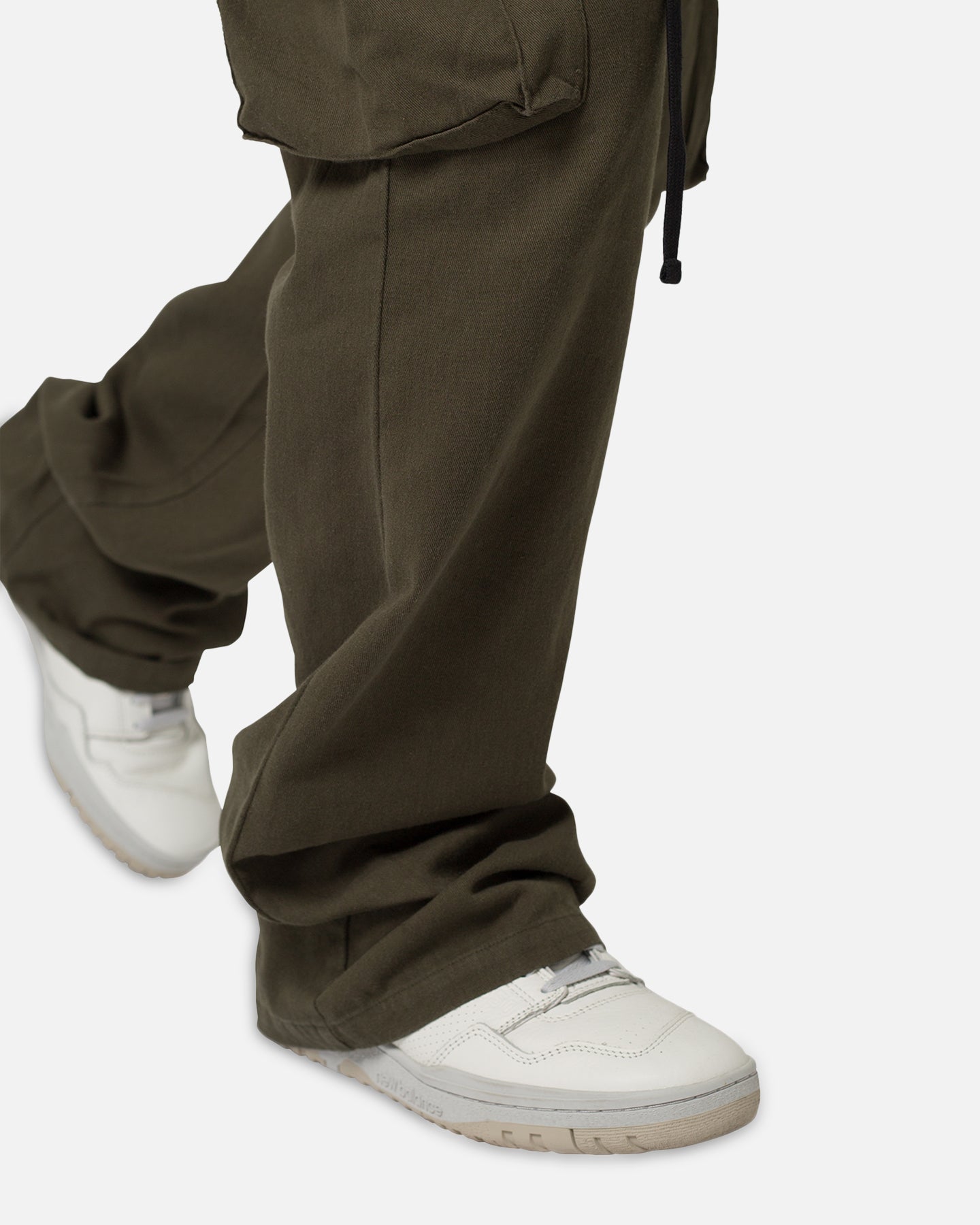 MNML Drawcord Flare Cargo Pants Olive | Culture Kings US