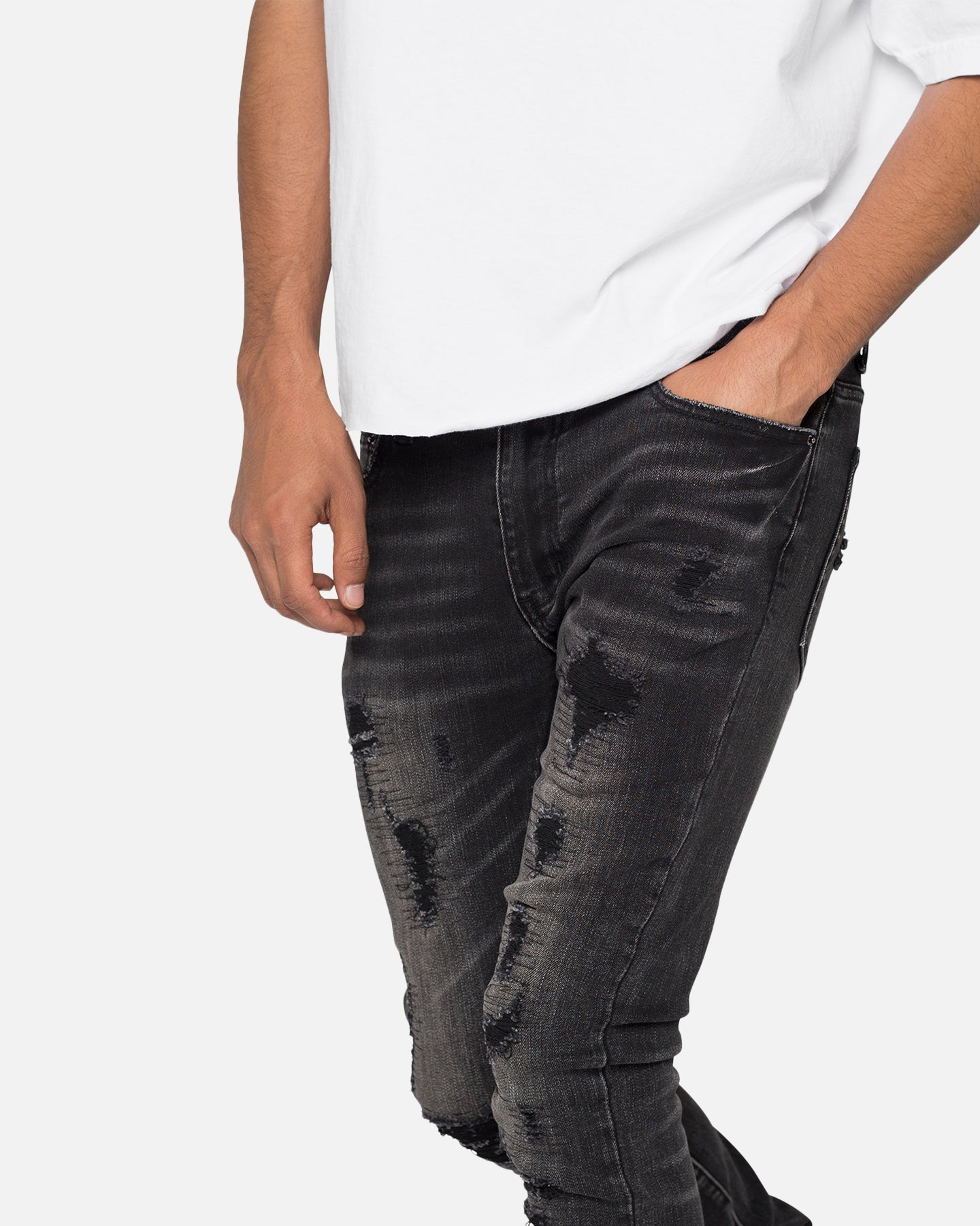MNML X565 Skinny Denim Jeans Black | Culture Kings US