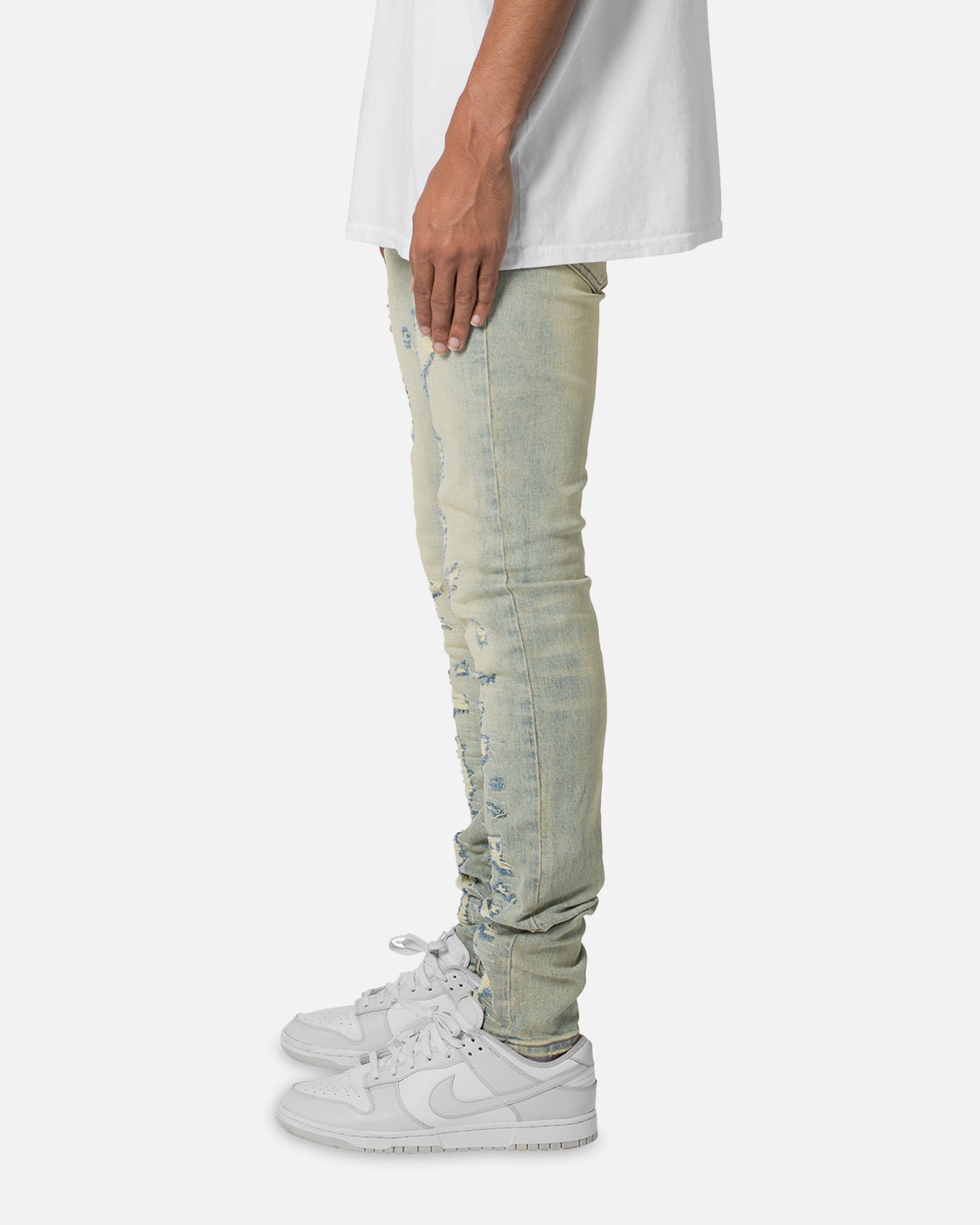MNML X565 Skinny Denim Jeans Vintage Blue | Culture Kings US