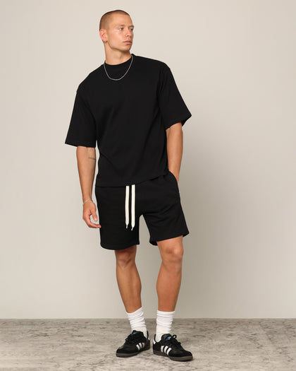 Carré Blanc Classic Sweat Shorts Black
