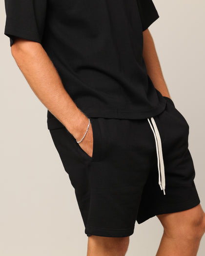 Carré Blanc Classic Sweat Shorts Black