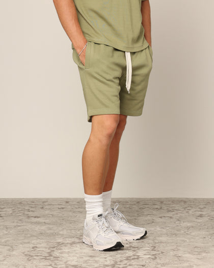 Carré Blanc Classic Sweat Shorts Military