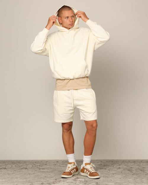 Carré Blanc Classic Sweat Shorts Off White