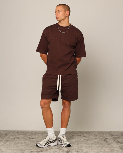 Carré Blanc Classic Sweat Shorts Brown