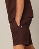 Carré Blanc Classic Sweat Shorts Brown