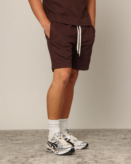 Carré Blanc Classic Sweat Shorts Brown