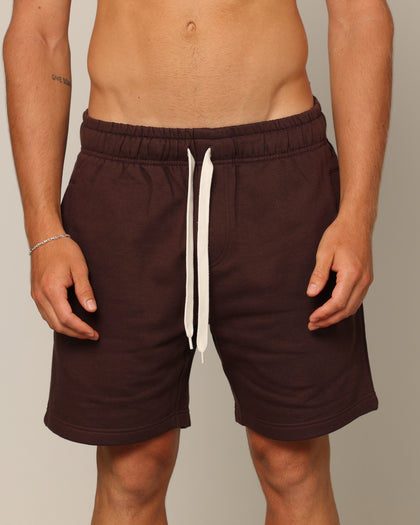 Carré Blanc Classic Sweat Shorts Brown