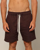 Carré Blanc Classic Sweat Shorts Brown