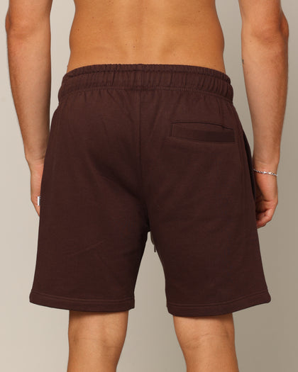 Carré Blanc Classic Sweat Shorts Brown