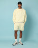 Carré Academy Sweat Shorts Yellow