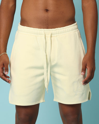 Carré Academy Sweat Shorts Yellow