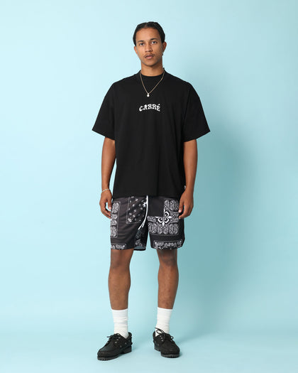 Carré Fragment Mesh Shorts Black