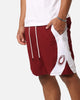 Carre C-Star Warm Up Shorts Maroon/White