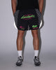 Loiter Instinct Walk Shorts Black/Green/Red
