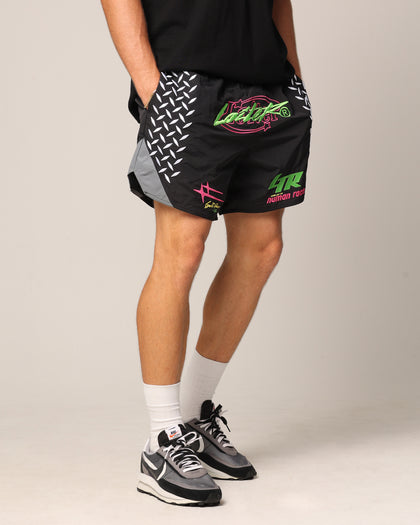 Loiter Instinct Walk Shorts Black/Green/Red