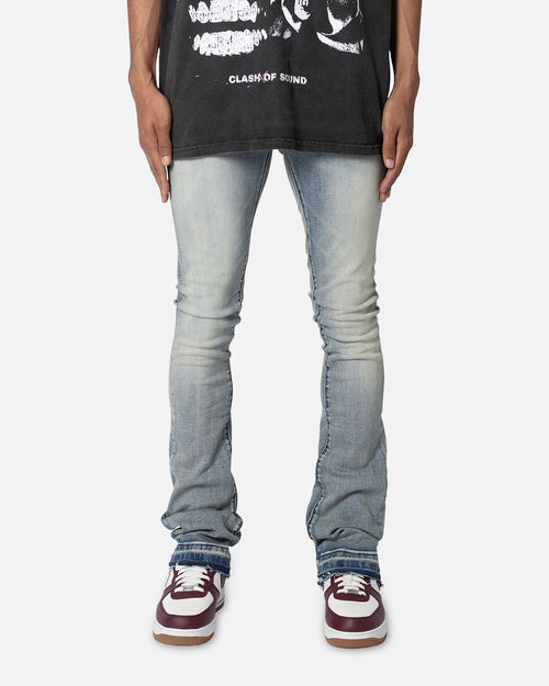 MNML X514 Skinny Stacked Denim Jeans Medium Blue