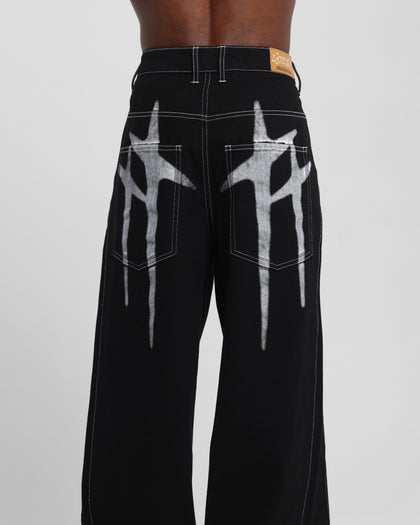 Loiter Shadow Jeans Black