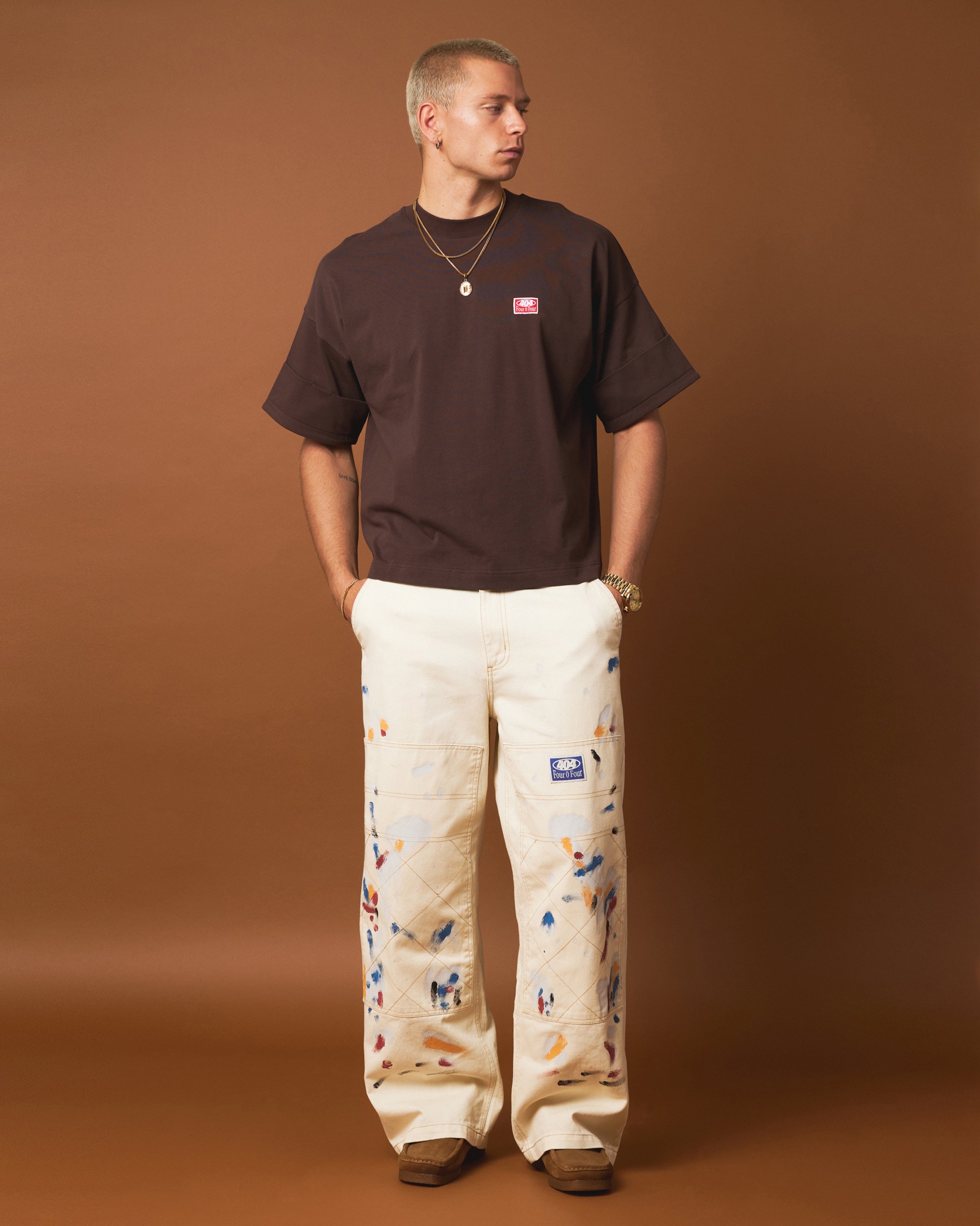 404 Painter Double Knee Pants Off White | Culture Kings US