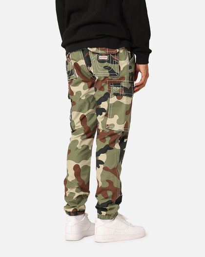 True Religion Big T Cargo Jogger Pants Camo