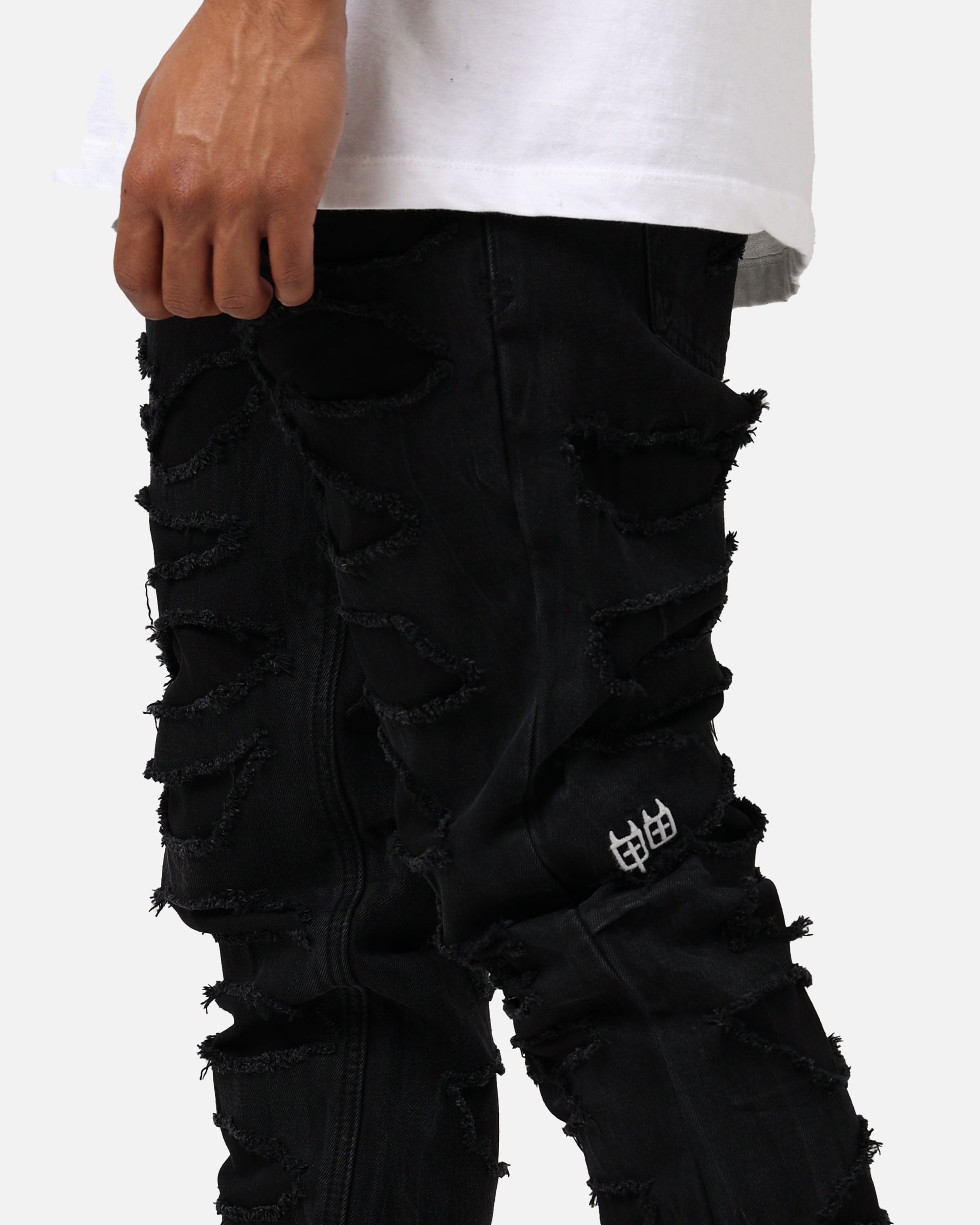 Ksubi X Trippie Redd Chitch Shredded Jeans Black | Culture Kings US