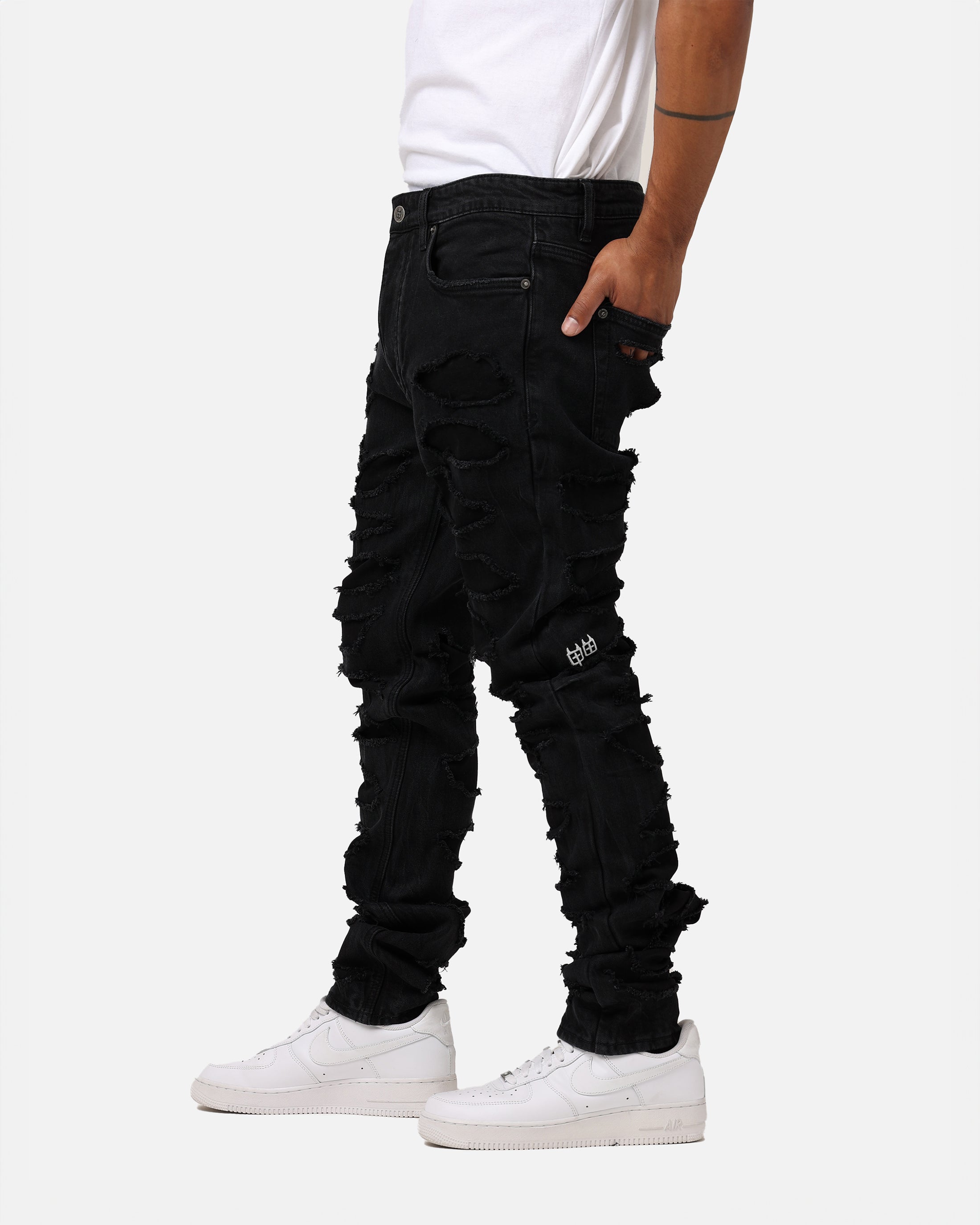 Ksubi X Trippie Redd Chitch Shredded Jeans Black | Culture Kings US