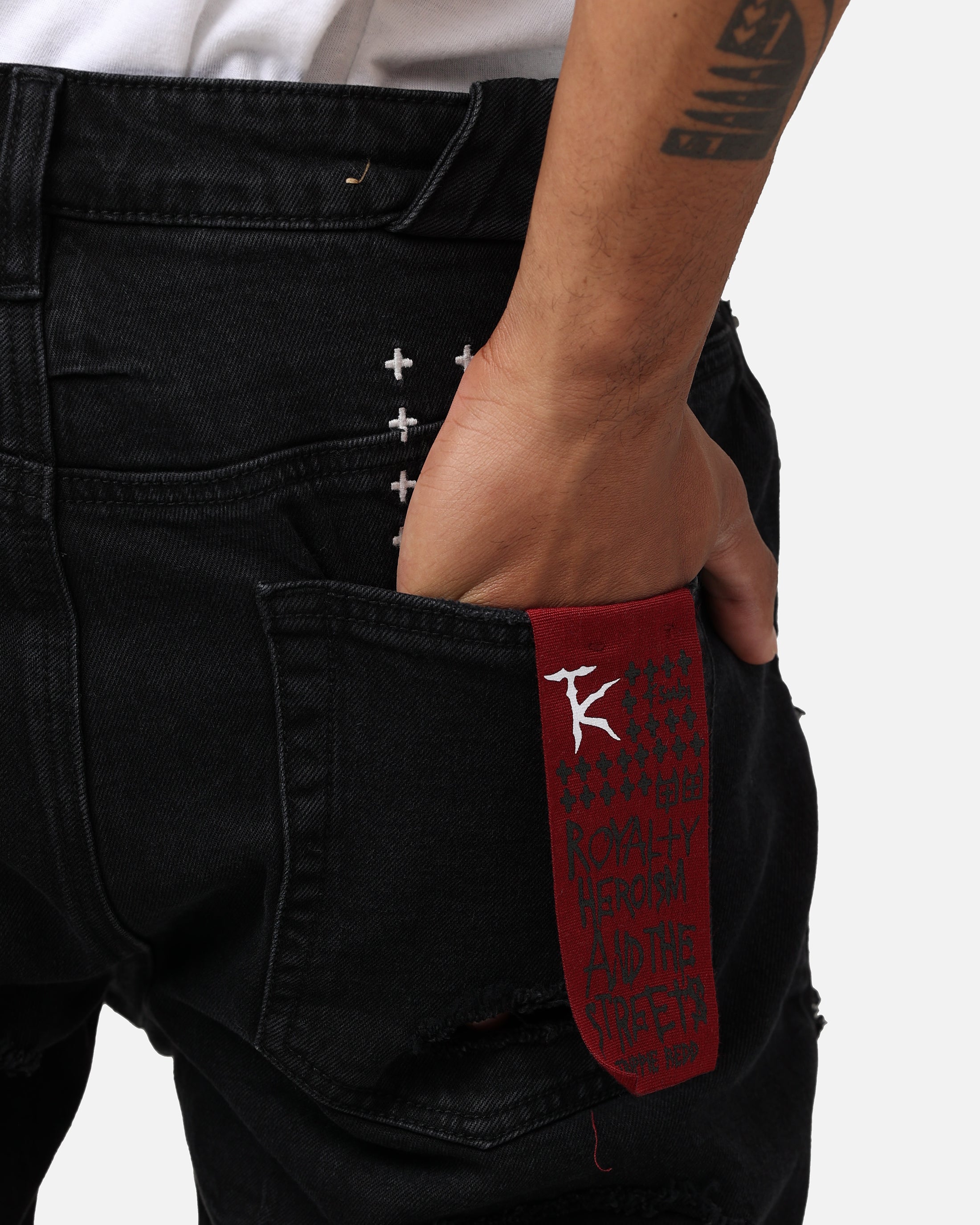 Ksubi X Trippie Redd Chitch Shredded Jeans Black | Culture Kings US