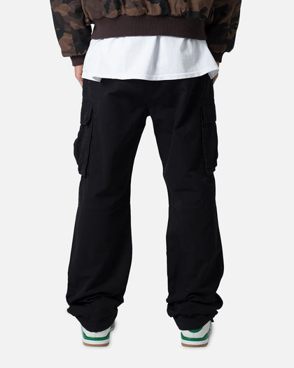 MNML Ultra Baggy Cargo Pants Black