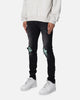 MNML X559 Skinny Denim Jeans Black/Green