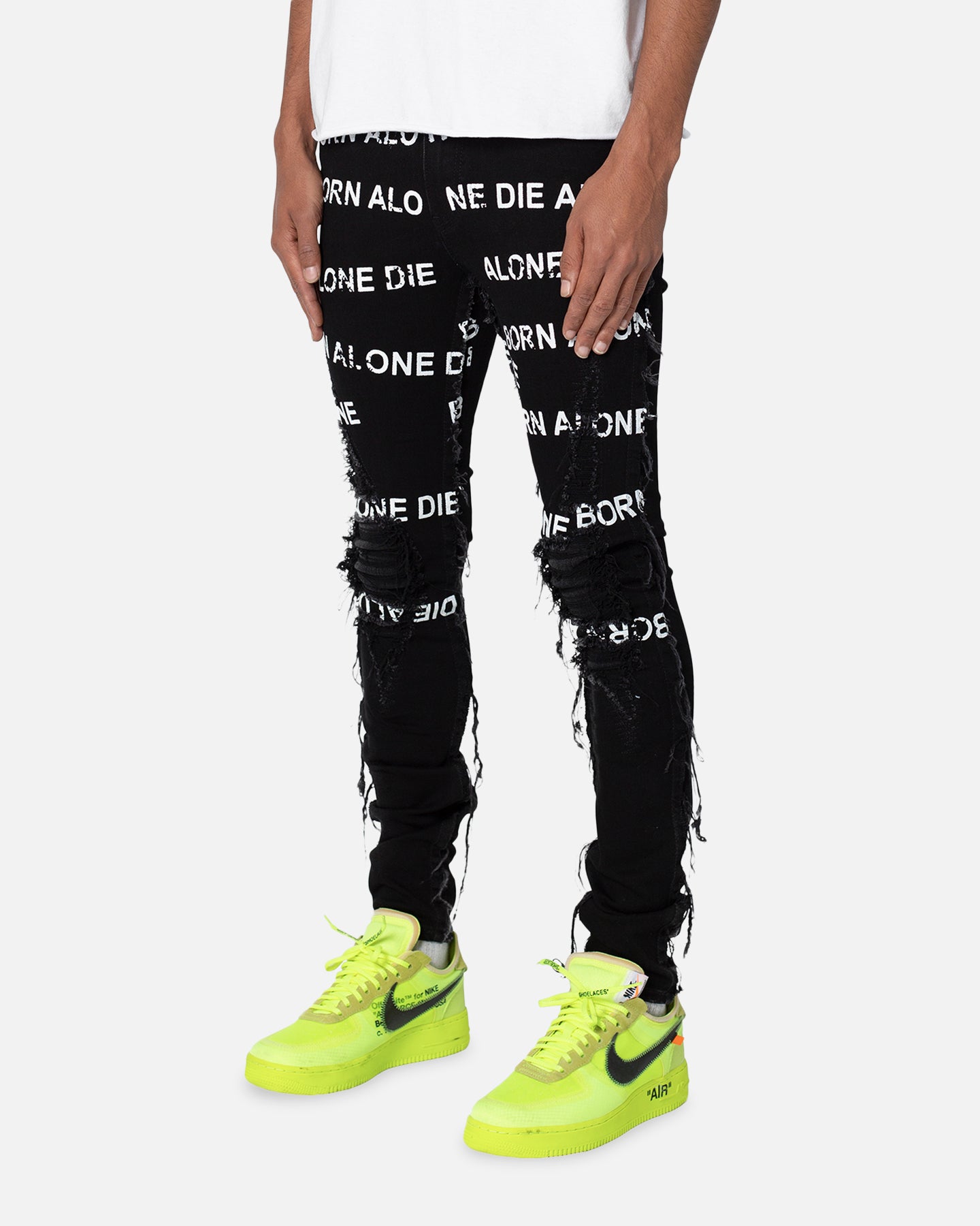 MNML X563 Skinny Creek Denim Jeans Black | Culture Kings US