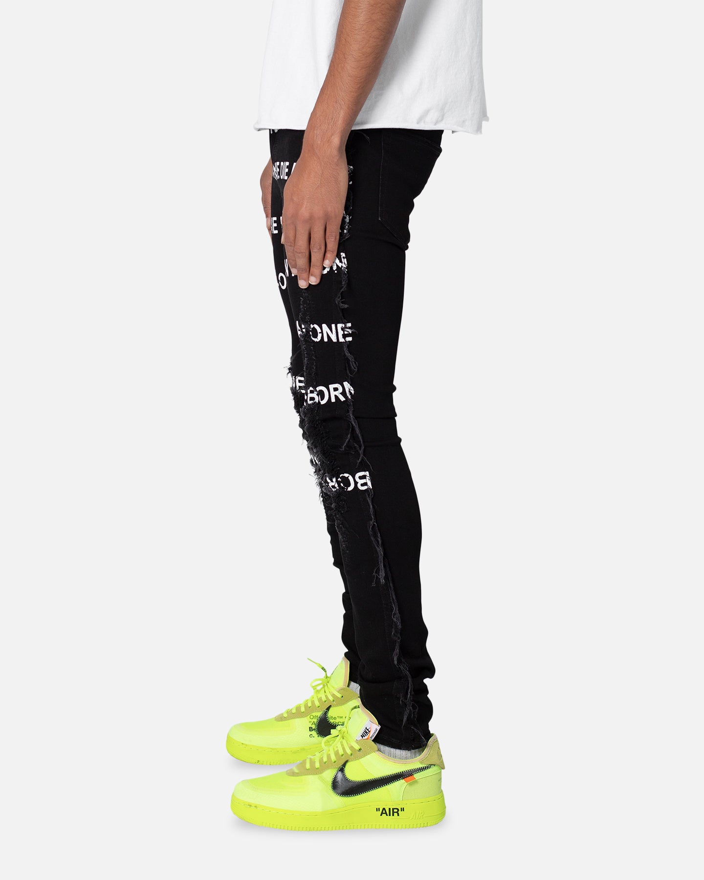 MNML X563 Skinny Creek Denim Jeans Black | Culture Kings US