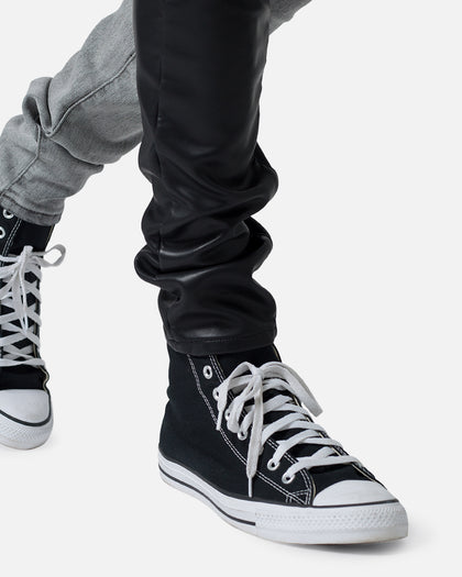 MNML X596 Patched Skinny Denim Jeans Multi