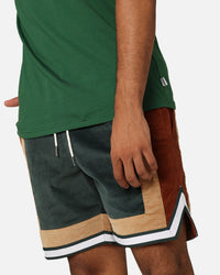 XXIII Dayton Corduroy Shorts Green/Brown
