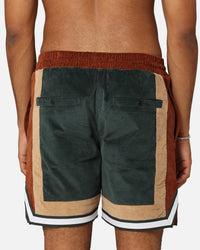 XXIII Dayton Corduroy Shorts Green/Brown