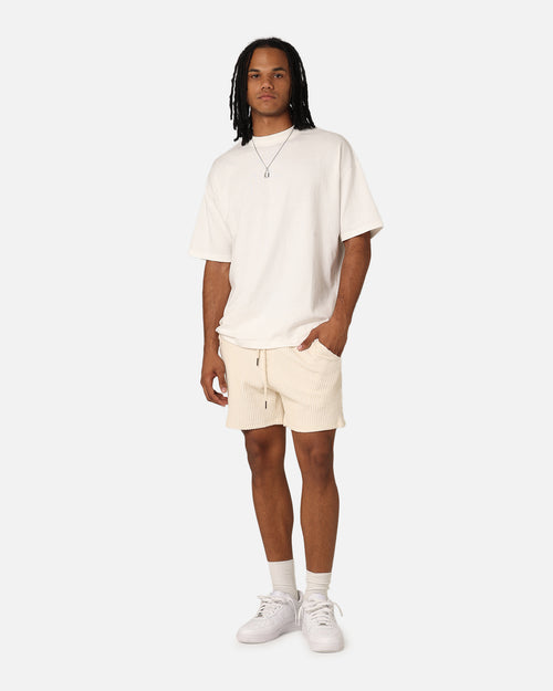 XXIII Ozzy Waffle Shorts Cream