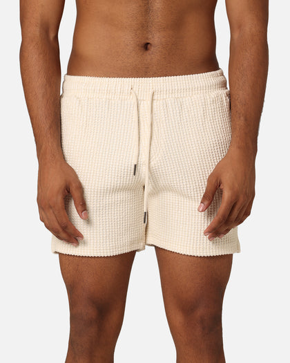 XXIII Ozzy Waffle Shorts Cream