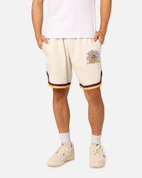 Mitchell & Ness Los Angeles Lakers Shooting Shorts White Marle