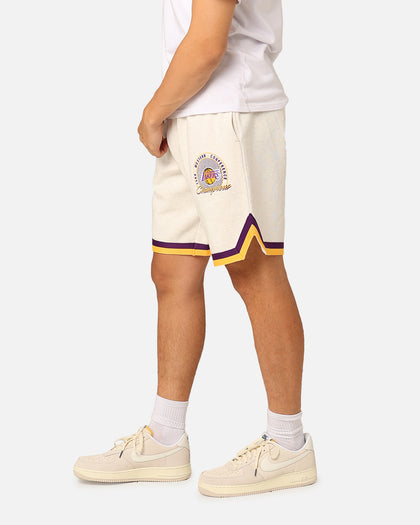 Mitchell & Ness Los Angeles Lakers Shooting Shorts White Marle