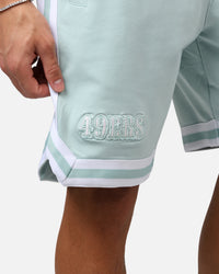 New Era San Francisco 49ers 'Logo Select Mint' Shorts Mint/White