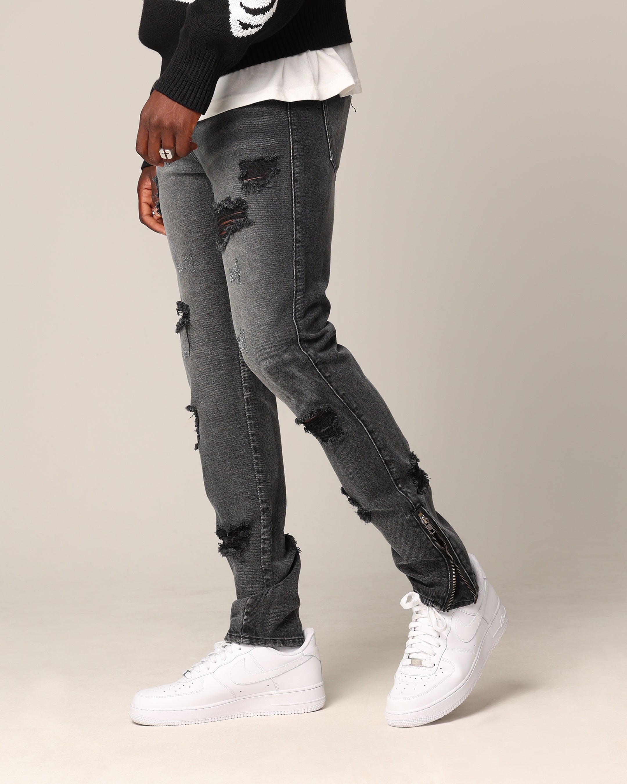 Saint Morta Riot Fimi Jeans Grey Ash | Culture Kings US