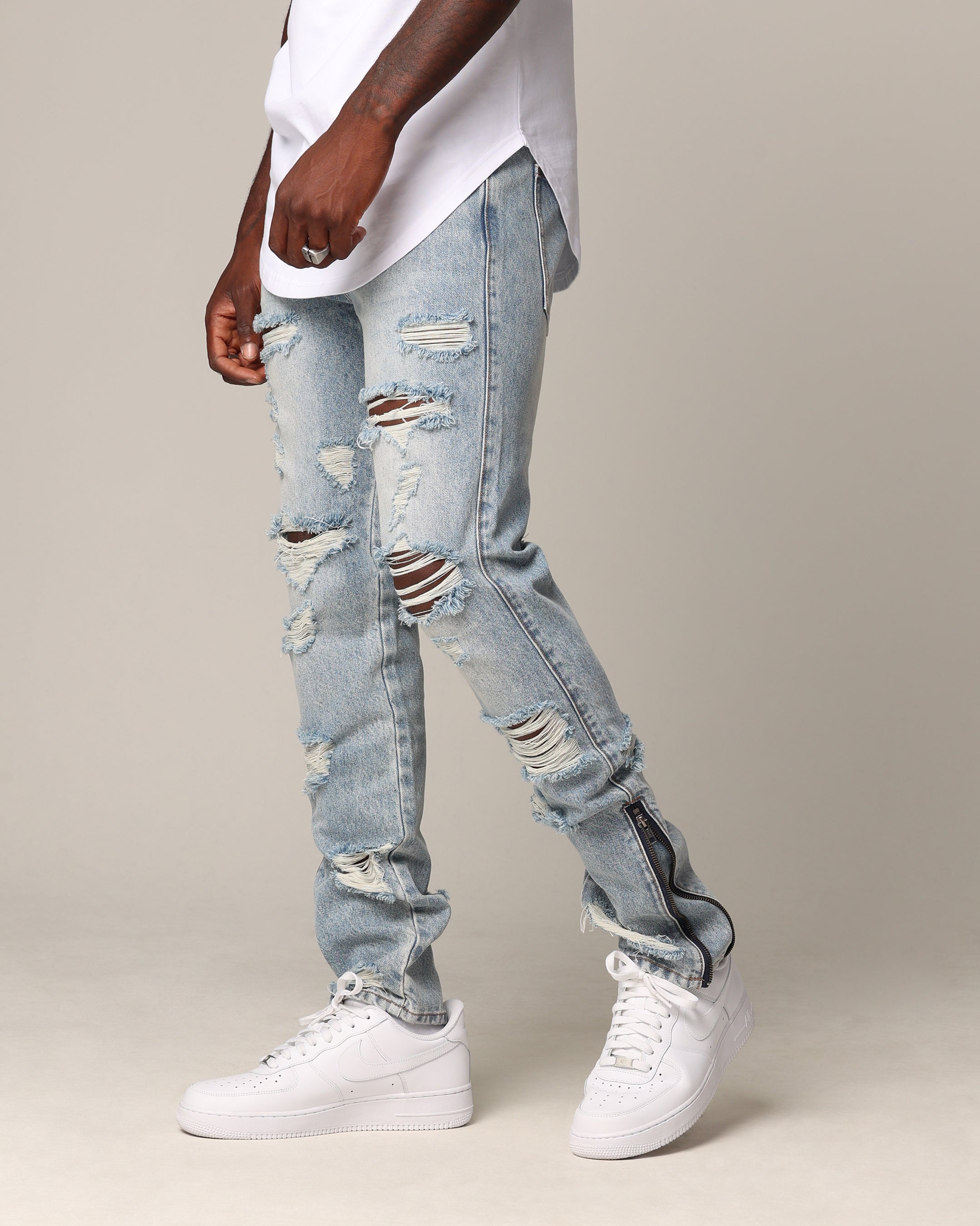 Saint Morta Riot Fimi Jeans Vintage Blue | Culture Kings US
