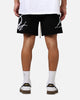 Diet Starts Monday Knitted Script Shorts Black