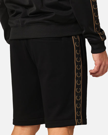 Fred Perry Taped Sweat Shorts Black/Stone