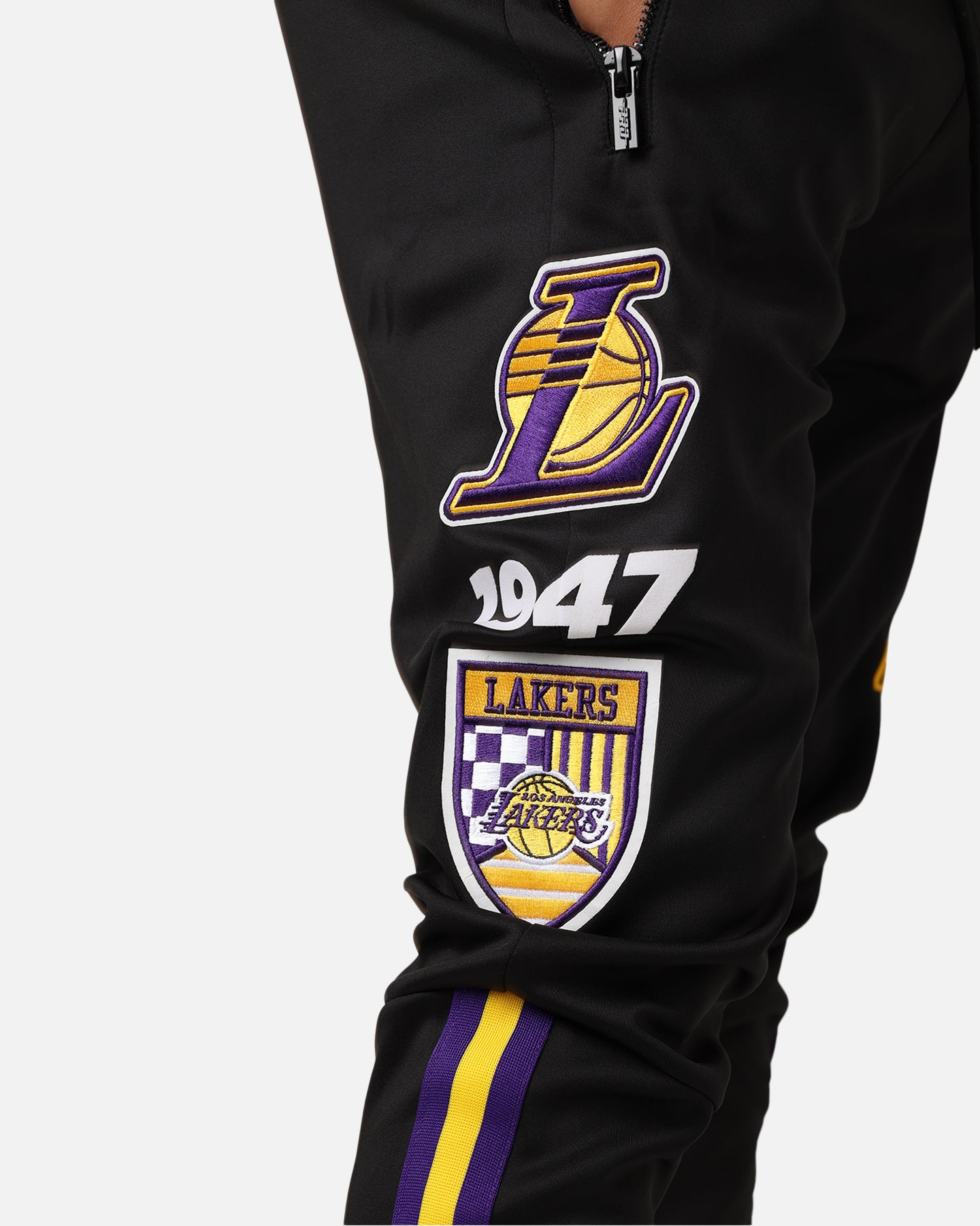 Los Angeles Lakers バスケットボールパンツ Lサイズ Pro Standard Los Angeles Lakers Fast Lane Track Pants Black