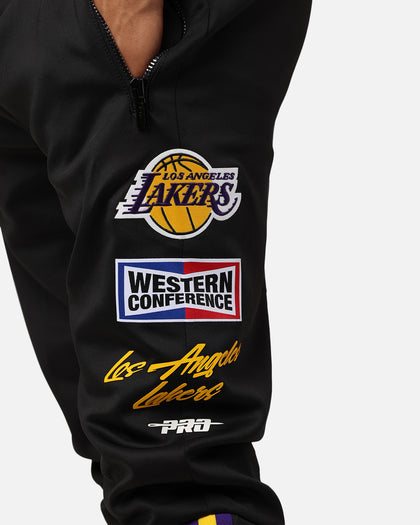 Pro Standard Los Angeles Lakers Fast Lane Track Pants Black