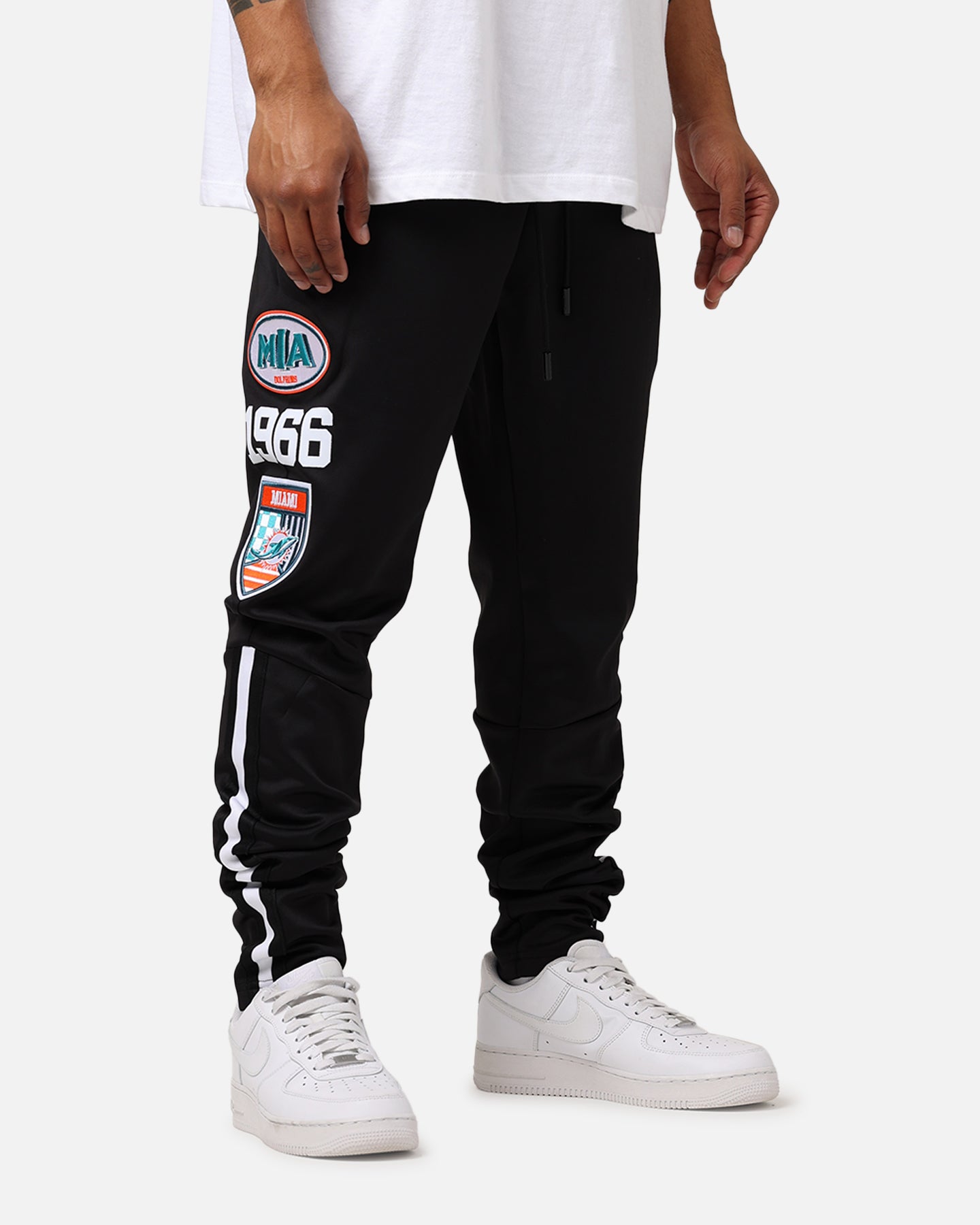 Pro Standard Miami Dolphins Fast Lane Track Pants Black | Culture