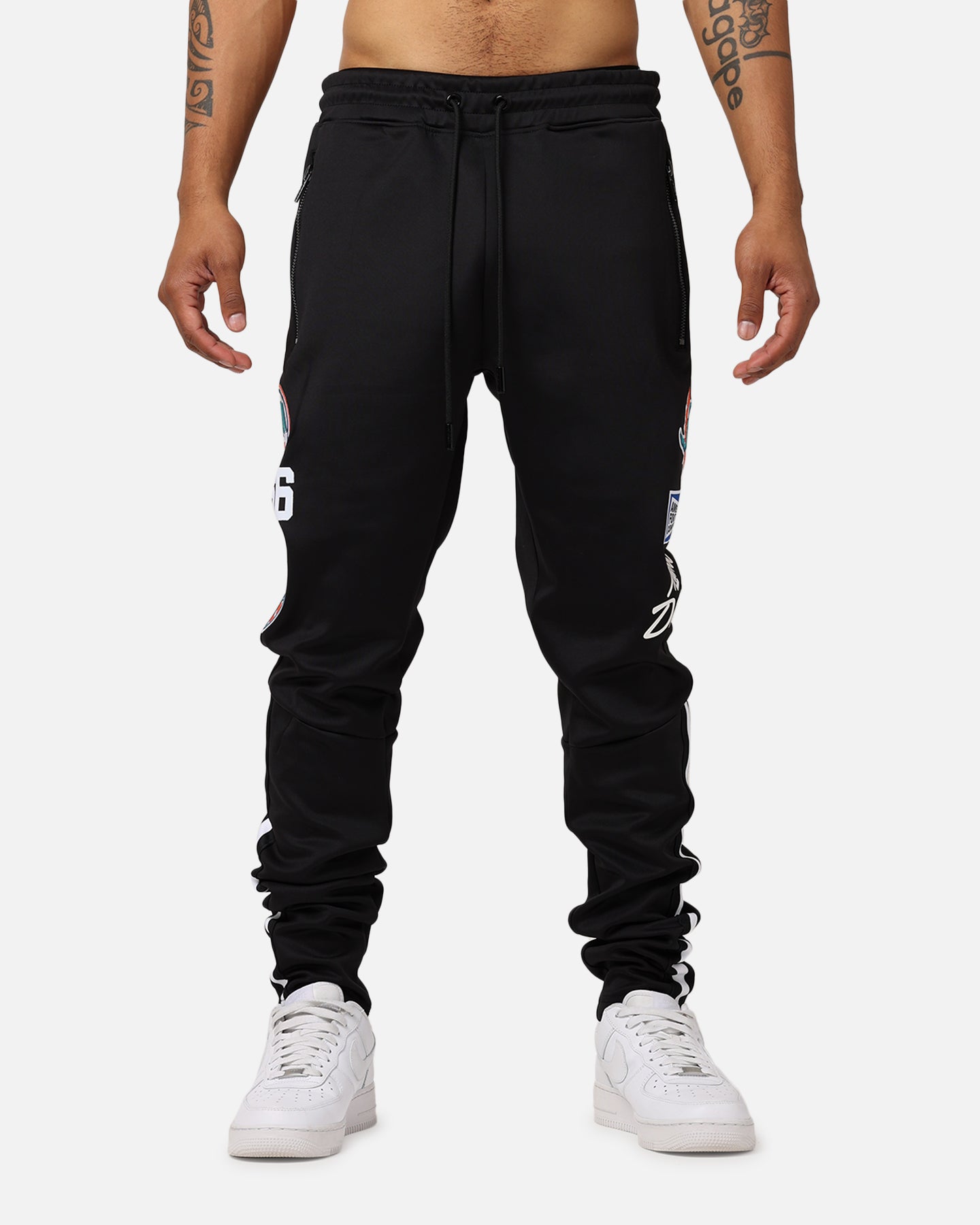 Pro Standard Miami Dolphins Fast Lane Track Pants Black | Culture